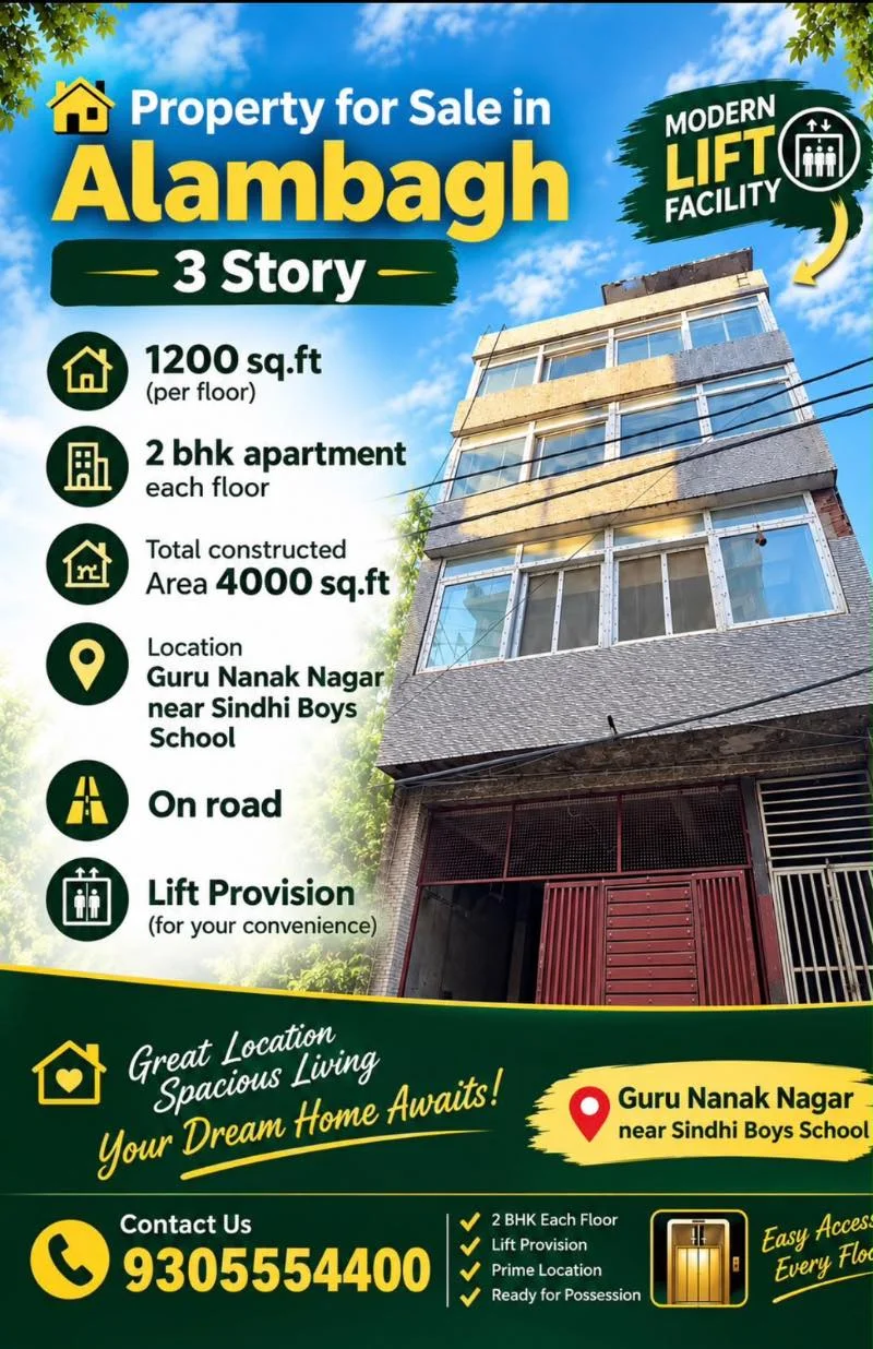 6 BHK Villa for Sell in Alambagh Lucknow - Photo 1